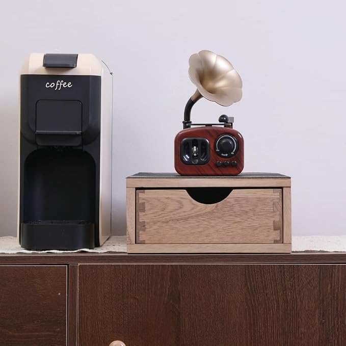 DDYURI Drawer Holder for Coffee Brew - Kitchen Machine Accessories Stand Shelf Countertop - Serve Coffee Station and Pod Capsules Storage Organizer for Home Decor Office Storage Solution CF1D1C-Light - Image 2
