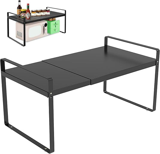 Adjustable Cabinet Shelves 9", Expandable 14~25" Metal Shelving for Pantry & Kitchen Organization (1Pcak) by KOMOHOM