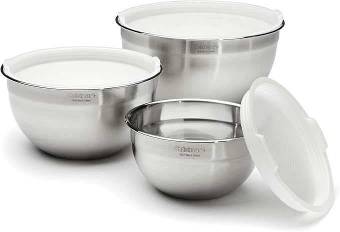 Cuisinart Stainless Steel Mixing Bowl and Measuring Cup Set - Image 2