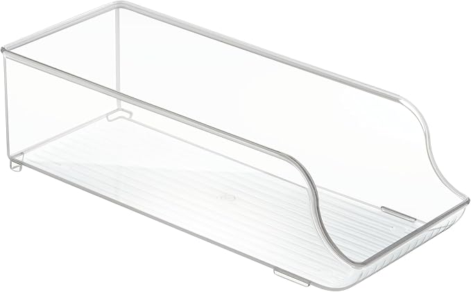 iDesign Soda Can Dispenser | For Refrigerator or Pantry, Clear, Made in USA - Image 9