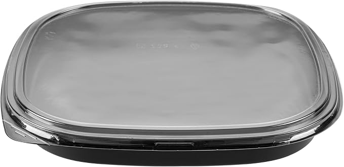 Restaurantware Plastic Sushi Trays 100 Pack of 13.5 x 13.5 x 1.77 Inch With Clear Lids Leak-Resistant Sushi Take Out Boxes Stackable Containers For Grab-And-Go - Image 13