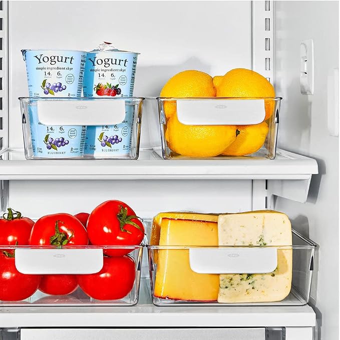 OXO Good Grips 4-Piece Fridge Storage Bin Starter Set - Image 4