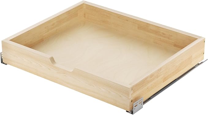 ROOMTEC Pull Out Drawers for Cabinets, 25½” W x 21” D Soft Close Slide Out Drawers for Kitchen Cabinets, Cabinet Pull Out Shelves Requires At Least 26.5” Cabinet Opening by ROOMTEC