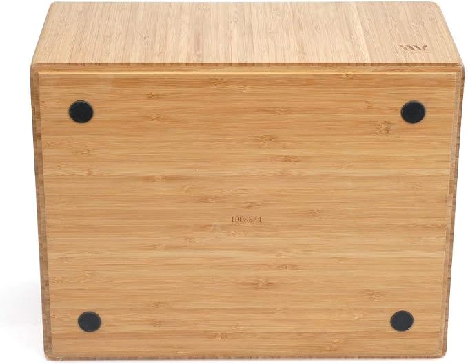 MobileVision Bamboo Storage Box, 14”x11”x 6.5”, Durable Bin w/ Handles, Stackable - For Toys Bedding Clothes Baby Essentials Arts & Crafts Closet & Office Shelf - Image 6