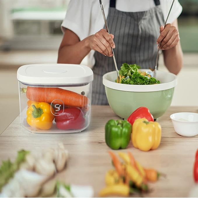 10 Lbs Storage Container Bin Rice Dispenser with Measuring Cup Food Cereal Container Bins Household for Kitchen Pantry Organization | 5Qt/5kg Rice Dispenser Food Cereal Container Bins Household for Kitchen Pantry Organization - Image 6