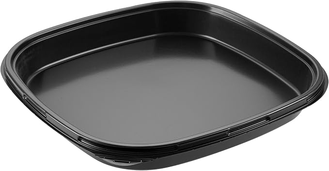 Restaurantware Plastic Sushi Trays 100 Pack of 12.6 x 12.6 x 1.77 Inch With Clear Lids Leak-Resistant Sushi Take Out Boxes Stackable Containers For Grab-And-Go - Image 14