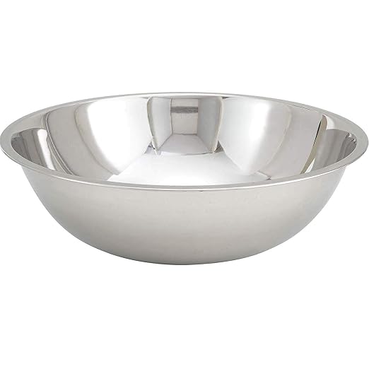 Tiger Chef Large Stainless Steel Standard Weight Mixing Bowls Set, Mirror Finish - Set Includes 13, 16, 20, and 30 Quart. - Image 5