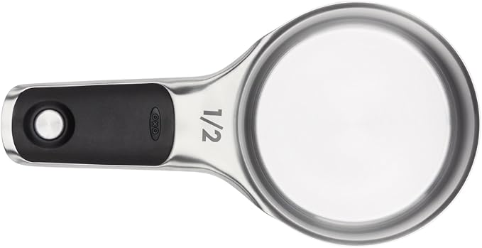 OXO Good Grips Stainless Steel Measuring Cups and Spoons 8-Piece Set,4 Cups and 4 Spoons,(Pack of 2) - Image 8