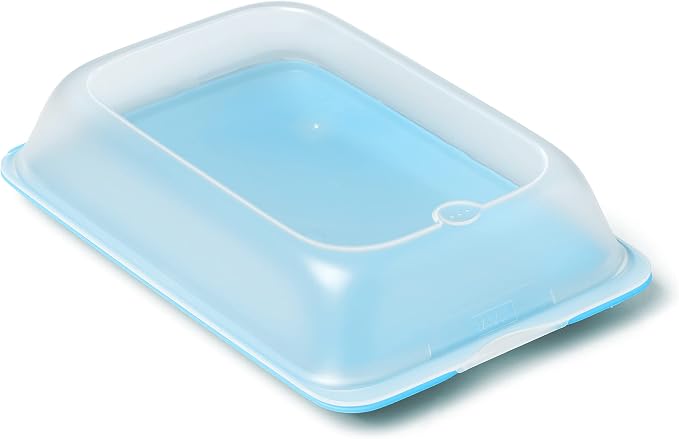TATAY Cold Cuts Container 17x6,2x25,2 cm Dishwasher Safe Microwave Safe | Cold Cuts Container | 3-Piece Set | BPA-Free Material | Freezer Safe | Stackable Design | Removable Lid | Set of 3 Maxi, Blue - Image 3
