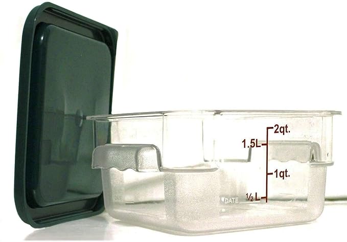 Tiger Chef Food Storage Containers with Lids - Plastic Container Set for Pantry Storage- 2 Qt - 4 Pack for Sugar, Flour, Cereal, Dry Goods - Image 2