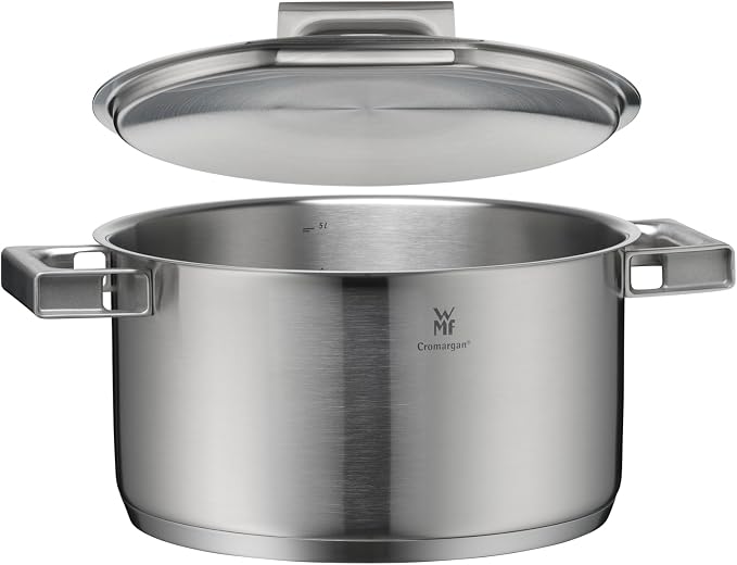 WMF Ultimate Cool Saucepan Lid 16 cm, Stainless Steel Lid, Cromargan Rust-Free 18/10 Stainless Steel, Heat Reducing Cool+ Handle, Hidden Steam Opening, Dishwasher Safe - Image 8