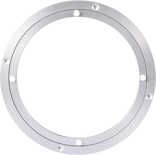 Lazy Susan Hardware Rotating Turntable Bearings Swivel Plate Hardware Aluminum Metal for Dining-Table and Workbench (10 Inchs) … … by Brand