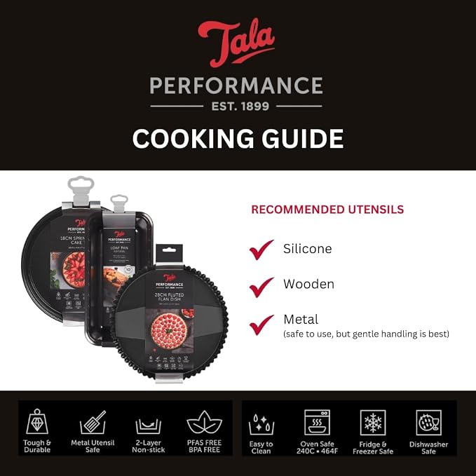 Tala Performance, 3lb Loaf Pan, Professional Gauge Carbon Steel with Whitford Eclipse Non-Stick Coating, Cake Tin - Image 9