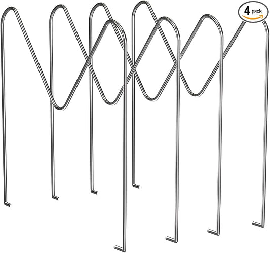 4 Adjustable Dividers Pull Out Pots and Pans Organizers | Optional Dividers Sliding Pot Lid Holder in Kitchen and Slide Out Cabinet Storage of Lids, Bakewares and Pots by Golener
