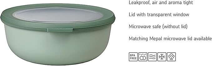 Mepal Set Multi Bowl, Pp/Tpe, Nordic White, One Size - Image 4