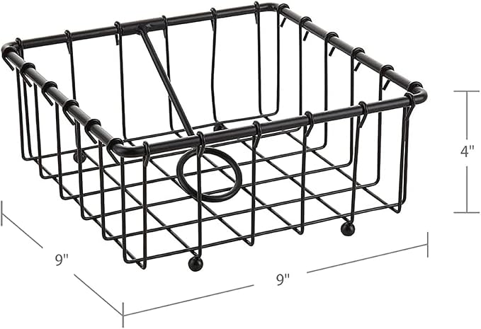 Metal Buffet Caddy Tabletop Organizer, Flatware Napkin and Plate Picnic Caddy Stackable Serving Set for Kitchen, Picnic, Camping, Party,Dining, Entertaining, Parties,Thanksgiving - Image 6