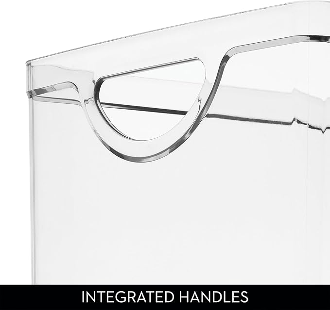iDesign Stackable Clear Plastic Extra Long Storage Bin, 2-Pack | Organizer for Kitchen Cabinet or Pantry - Image 4