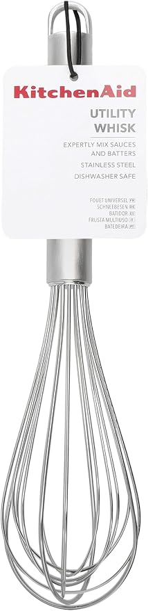 KitchenAid Premium Whisk, Large Baking Whisk, Balloon Stainless Steel - Image 4