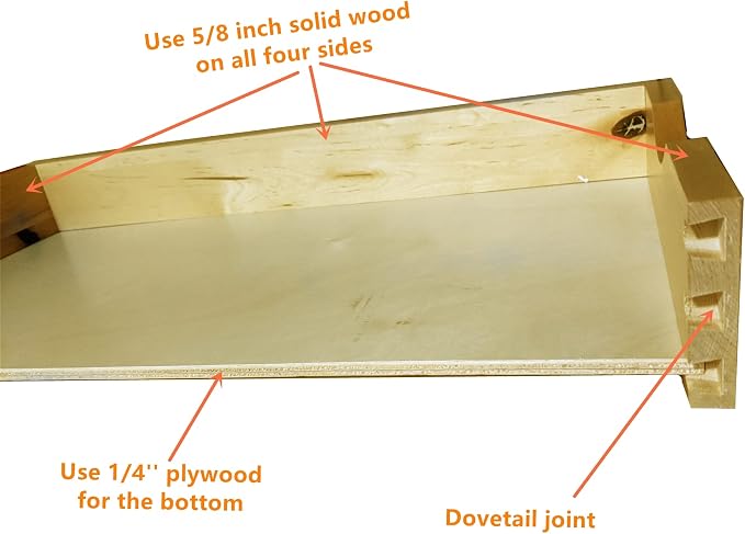 Elysian 11" Slide Out Cabinet Organizer for 15" Pantry, Solid Wood Dovetail Drawer, 21" Deep, Full Extension Side Mount Rails, Includes Spacers for Face Frame & Frameless - Image 4