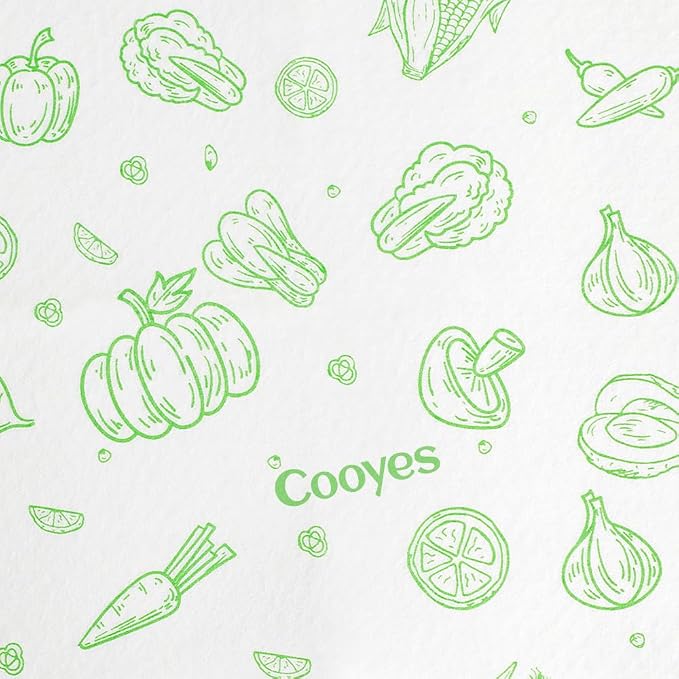 Cooyes Refrigerator Liners 17.7" x 24", Absorbent Strong Grip Fridge Mats Washable, Fridge Shelf Paper for Kitchen Cabinets, Non-Adhesive Refrigerator bin Liners for Shelves - Image 3