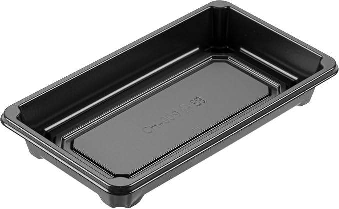 Restaurantware Plastic Sushi Trays 100 Pack of 6.1 x 3.5 x 1.77 Inch With Clear Lids Leak-Resistant Sushi Take Out Boxes Stackable Containers For Grab-And-Go - Image 14