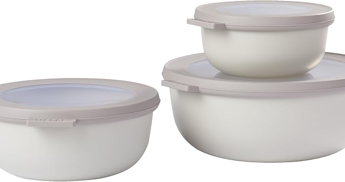 Mepal Set Multi Bowl, Pp/Tpe, Nordic White, One Size by MEPAL