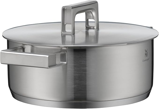 WMF Ultimate Cool Small Cooking Pot 20 cm, Stainless Steel Lid, Stewing Pot Induction 2.5 L, Cromargan Stainless Steel Matt, Heat Reducing Handles, Induction Pot with Inner Scale, Dishwasher Safe - Image 12