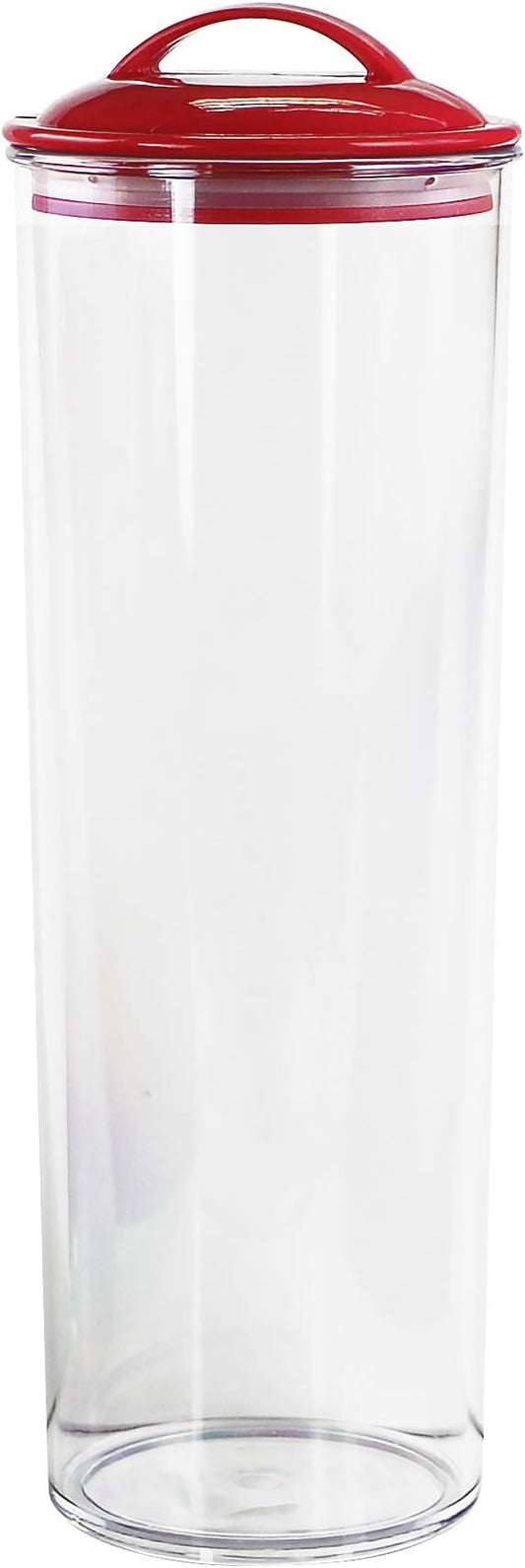 Calypso Basics by Reston Lloyd Acrylic Storage Canisters, Spaghetti, Red by RestonLloyd