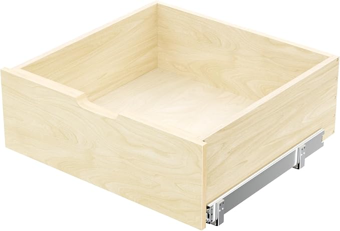 Pull Out Cabinet Organizer, Slide Out Wood Drawer, Pull Out Drawers for Cabinets, 8" High Pull Out Shelf for Kitchen Cabinet Pantry, 22½" W×21" D | Cabinet Pull Out Organizer, Pull Out Drawers for Cabinets, 8" High Pull Out Shelf for Kitchen Cabinet Pa... by Unknown