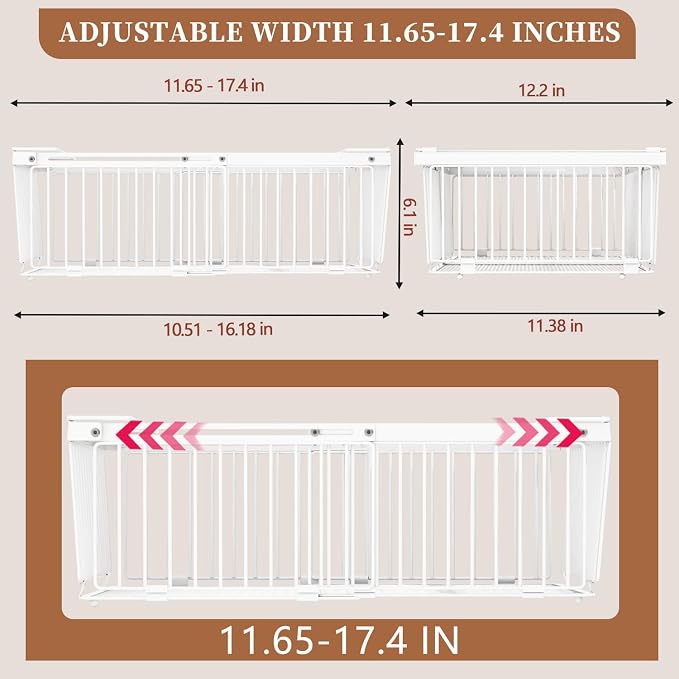 Large Freezer Organizer Bins for 10 to 20 Cu.Ft,3 Pack , Leak-Proof Bottom | ANJUBANFreezer Organizer Bins, Stackable,expandable,foldable,With handle Wire Storage Container Baskets for Sort Frozen Meats - Image 8