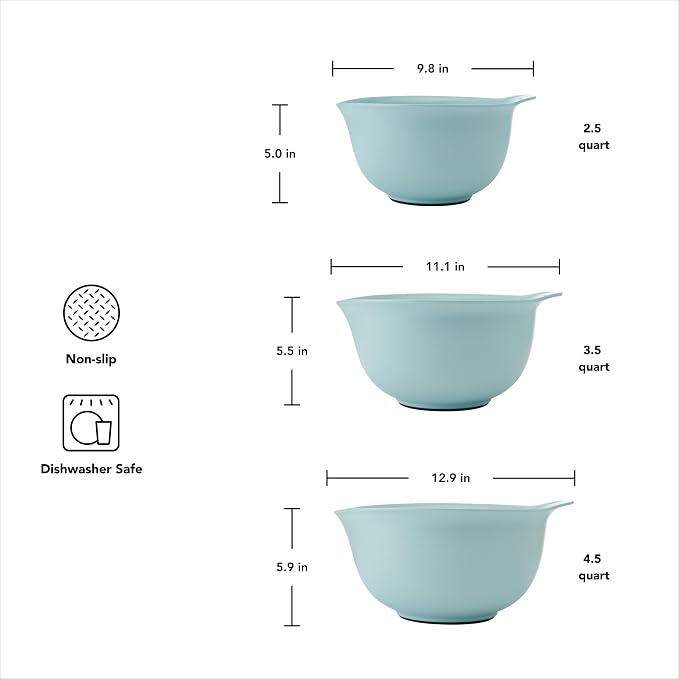 KitchenAid Universal Nesting Plastic Mixing Bowls - Image 2