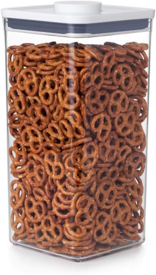 OXO Good Grips POP Container - Airtight Food Storage - Big Square Tall 6.0 Qt Ideal for bulk snacks and cereal by OXO