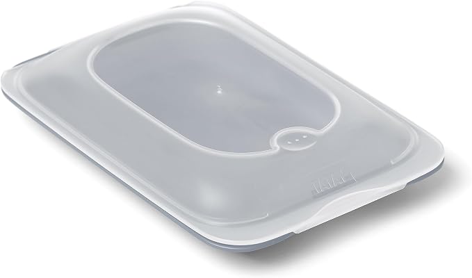 TATAY Cold Meat Containers for Fridge | Set of 3 Mini | Fridge Storage | Removable Lid, Stackable | Microwave, Freezer and Dishwasher Safe | BPA-Free, 12 x 3.1 x 18 cm, Colour Grey - Image 3