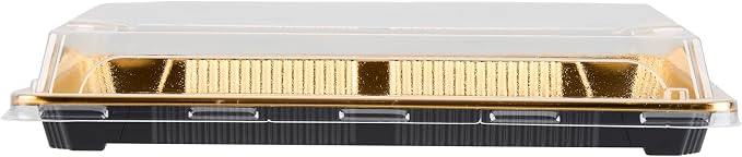 Restaurantware Plastic Sushi Trays 100 Pack of 10 x 7.2 x 1.77 Inch With Clear Lids Leak-Resistant Sushi Take Out Boxes Stackable Containers For Grab-And-Go - Image 19