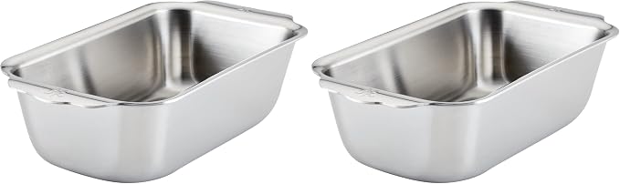 Hestan Provisions OvenBond – Tri-ply 1-Pound Loaf Pan (Pack of 2) by Unknown