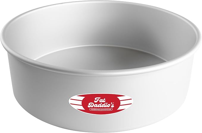 Fat Daddio's Round Cake Pan, 12 x 4 Inch, Silver by FatDaddios