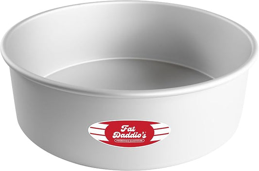 Fat Daddio's Round Cake Pan, 12 x 4 Inch, Silver by FatDaddios