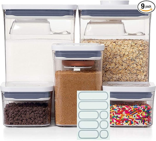 OXO Good Grips 8-Piece POP Container Baking Set with 5 Labels by Unknown