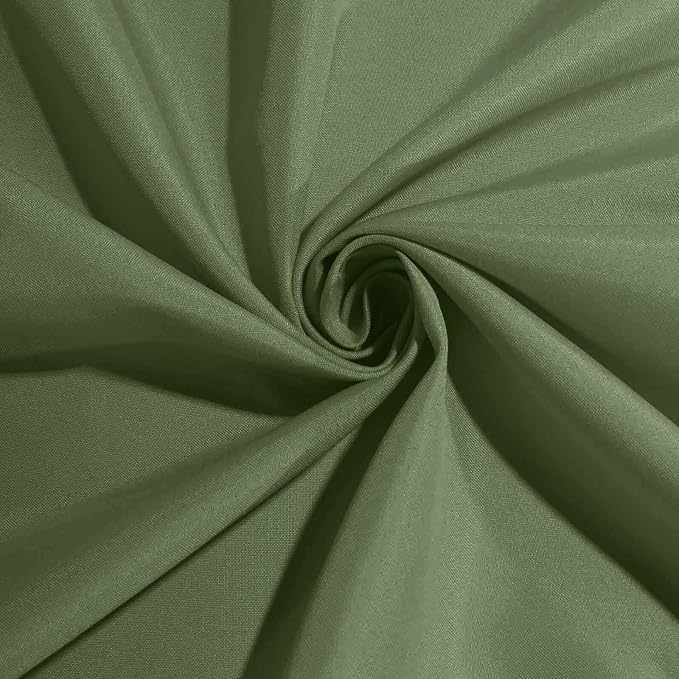Efavormart Premium Cloth Napkins Set of 5, 20x20 Inch Willow Green Seamless Dinner Napkins, Washable Linen Table Napkin Cloth with Hemmed Edges for Weddings, Party and Banquet - Image 3