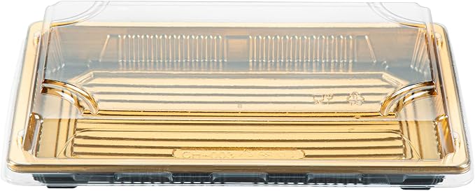 Restaurantware Plastic Sushi Trays 100 Pack of 8.2 x 5.3 x 1.57 Inch With Clear Lids Leak-Resistant Sushi Take Out Boxes Stackable Containers For Grab-And-Go - Image 12