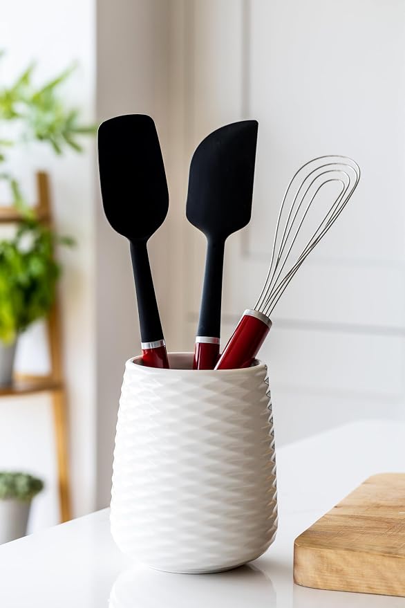 KitchenAid KQG437OHERE 2pc Silicone Spatula Set – Empire Red - Image 7
