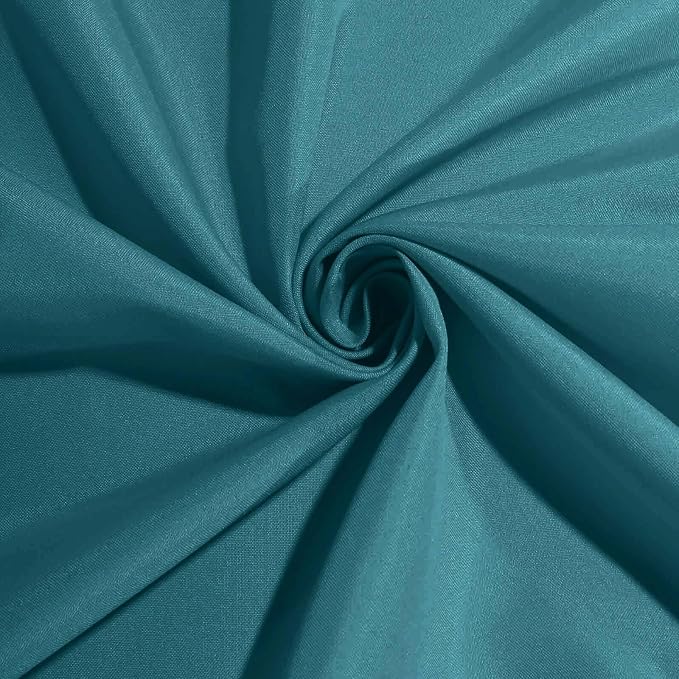Efavormart Premium Cloth Napkins Set of 10, 20x20 Inch Peacock Teal Green Seamless Dinner Napkins, Washable Linen Table Napkin Cloth with Hemmed Edges for Weddings, Party and Banquet - Image 3