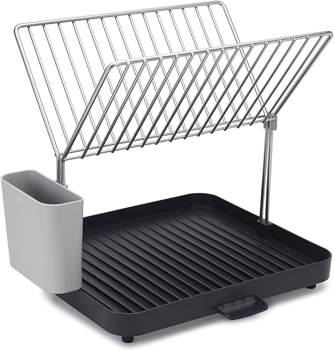 Joseph Joseph Y-Rack Dish Rack and Drain Board Set with Cutlery Organizer Drainer Drying Tray, Large, Gray by Unknown
