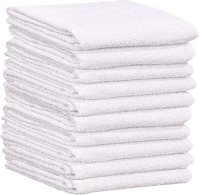36 PC New Cotton Blend White Restaurant Bar Mops Kitchen Towels 28oz (3 Dozen) (36, White) - Image 5