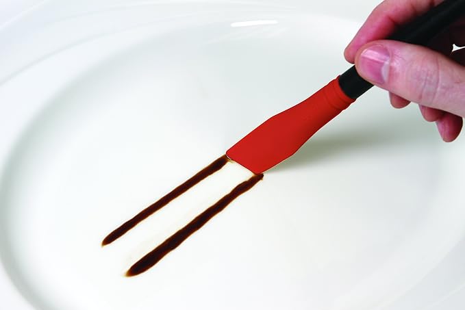 Mercer Culinary Silicone 60 Degree Angle Plating Brush - Image 5