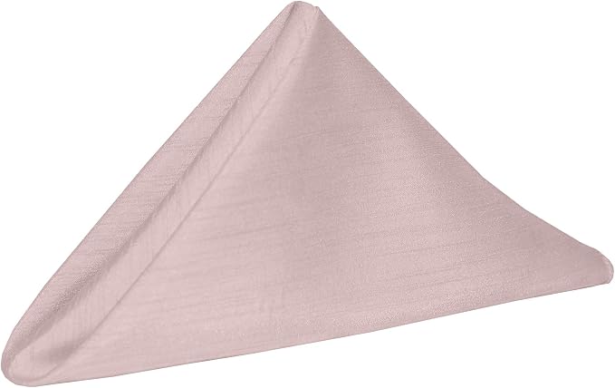 20x20-Inch Shantung Cloth Napkins, Ice Pink, Set of 60 by UltimateTextile