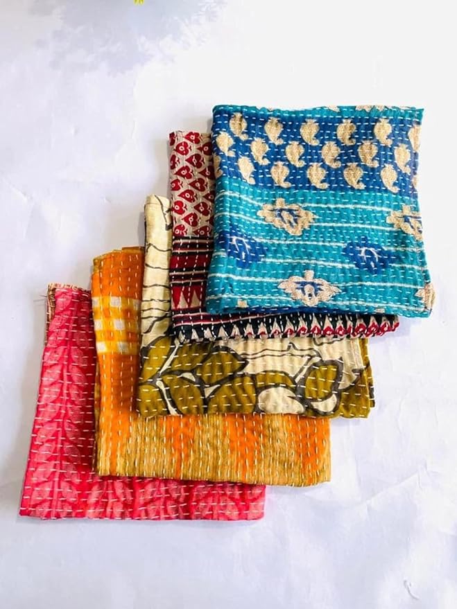 Marubhumi Cotton Cloth Napkins Multicolor, Washable, Reusable, Soft & Absorbent for Dining & Everyday Use - 16 x 16 Inches - Pack of 10 - Image 3