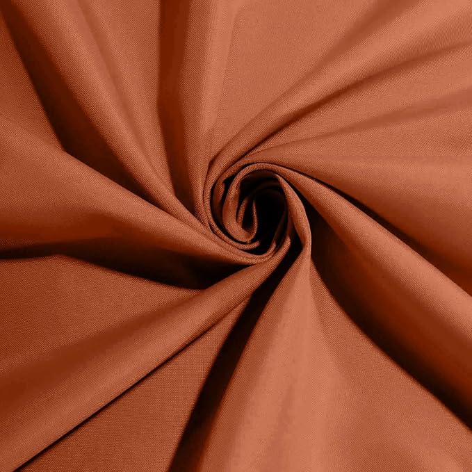 Efavormart Premium Cloth Napkins Set of 25, 17x17 Inch Terracotta Seamless Dinner Napkins, Washable Linen Table Napkin Cloth with Hemmed Edges for Weddings, Party and Banquet - Image 8