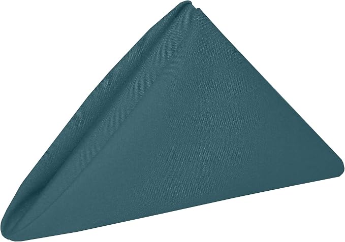 17x17-Inch Cotton-Feel Cloth Napkins, Slate, Set of 60 by UltimateTextile