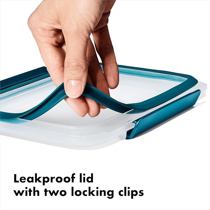 OXO Good Grips Prep & Go Sandwich Container 4.3 Cups/1.02 L - Leakproof Food Storage for Sandwiches & Leftovers, 4 Pack - Image 6